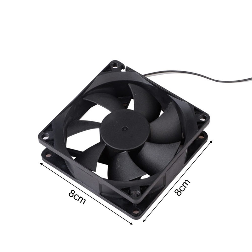 5V 80mm Computer Fan Portable USB Cooler Small PC CPU Cooling Computer Components Cooling Accessories Low Noise
