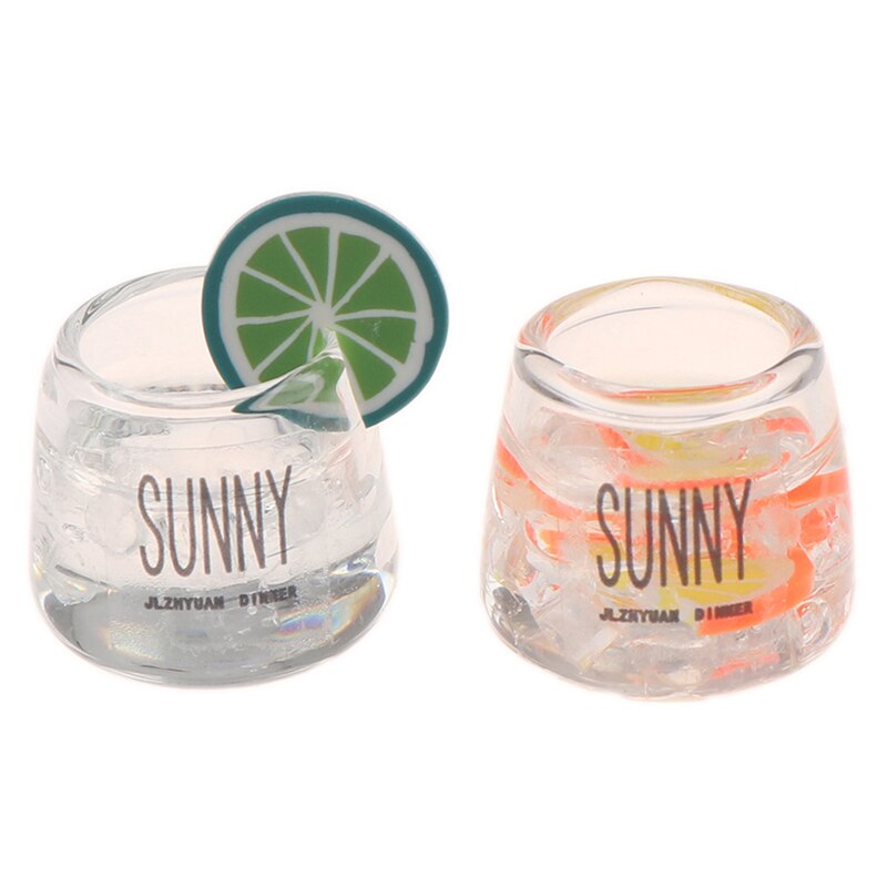 1Pc 1:12 Miniatura casa delle bambole di Ghiaccio Tazza di Acqua mini Casa di Bambola Accessori per la Cucina di Nuovo ~
