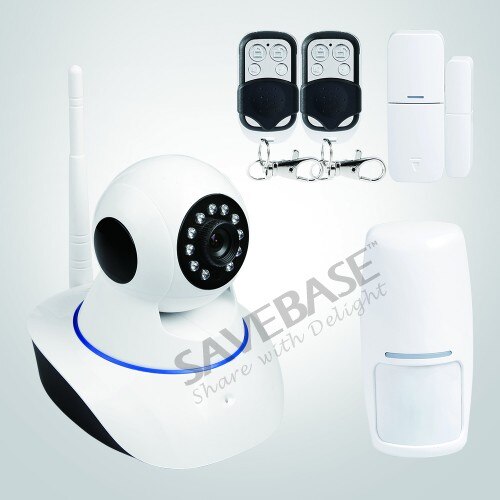 Wireless Monitoring Alarm System for Home/Office Security + IOS/Android APP