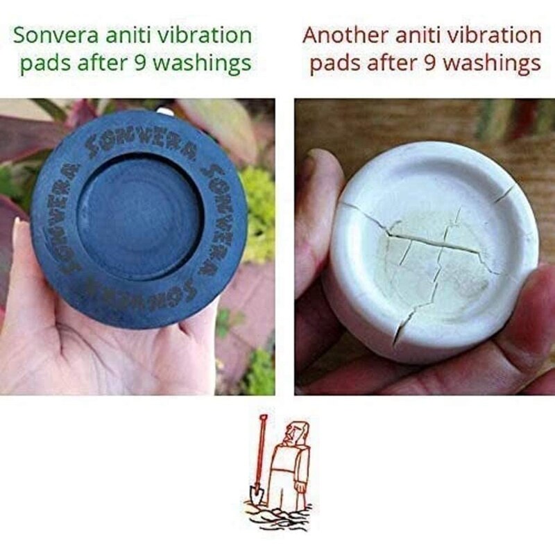 Shock and Noise Cancelling Washing Machine Support,Washer and Dryer Anti-Vibration Pads,Washing Machine Foot Pads