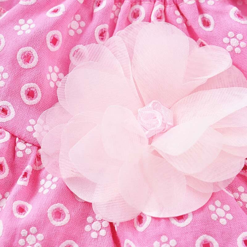 Summer Dog Clothes Puppy Clothes Dress Pomeranian Puppies Cotton Sling Pet Grooming Apparel Korean Dog Apparel For Small dogs