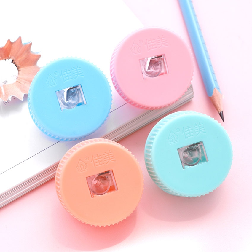 Pencil Sharpener Capsule Cap Manual Cutter Sharpeners Student Stationery Primary School Rewards Can Use With the Bottle
