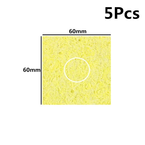 Repuesto de limpieza de soldador grueso, heatestable, esponjas resistentes a altas temperaturas, accesorios de soldadura, limpieza de algodón: 60mmx60mm