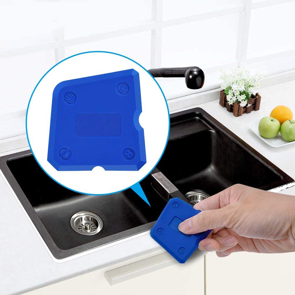 12/17Pcs Glue Nozzle Scraper Caulking Grouting Sealant Finishing Clean Remover Tool Scraper