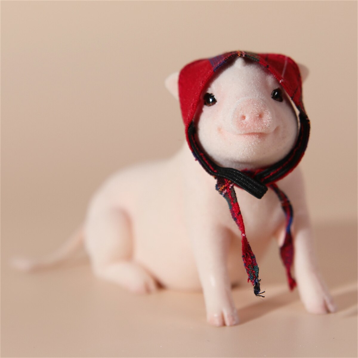 JXK 1:6 Scale The Little Pig Figure Mini Animal Model Collector GK Toy Desktop Decor Small Cute Pet Pig Hand-made Doll: JXK059C3
