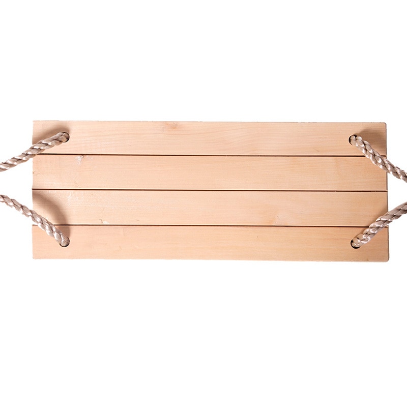 Adults and Children Swing Wooden Swing with Rope T... – Grandado
