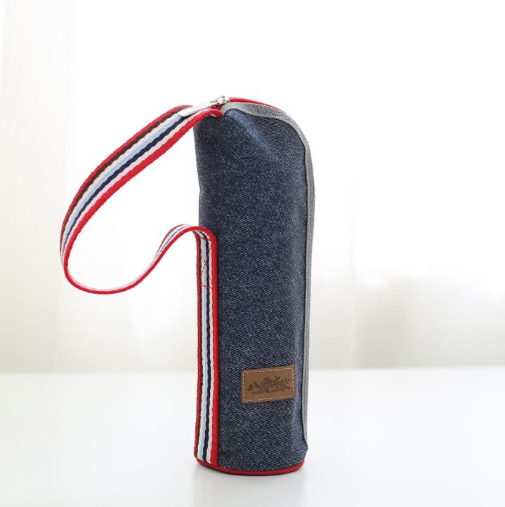 Sac à déjeuner isotherme en Denim pour femmes et hommes, nouvelle , Portable, sac de pique-nique pour aliments thermiques pour enfants: BLEU CIEL