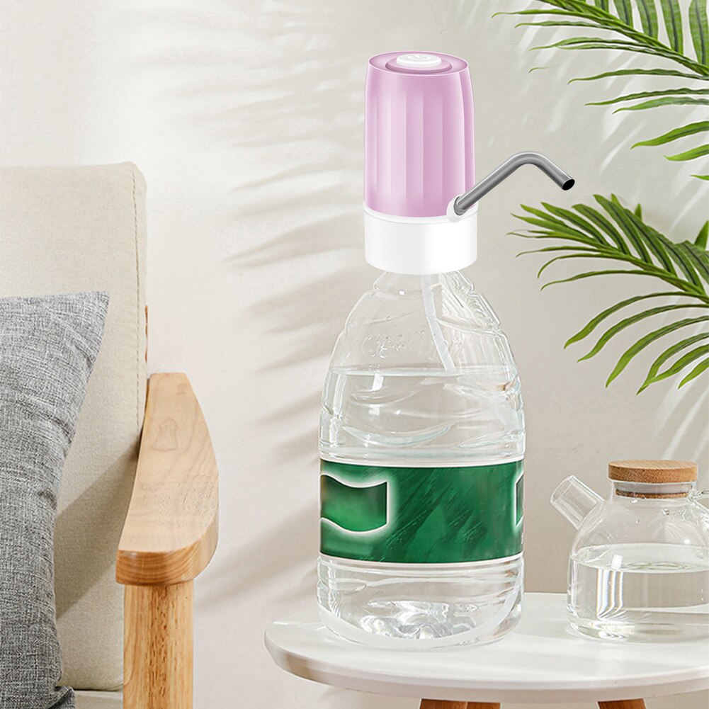 Water Fles Elektrische Drinkwater Pomp Dispenser Draagbare Usb Charge Automatische Draagbare Waterpomp Schakelaar Voor Thuis Gadgets