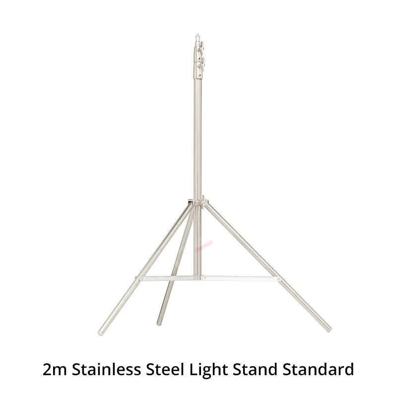 AMBITFUL Stainless Steel 2M Heavy Duty Light Stand Tripod with for Photo Studio Softbox Video Flash Umbrellas Reflector Lighting: Default Title