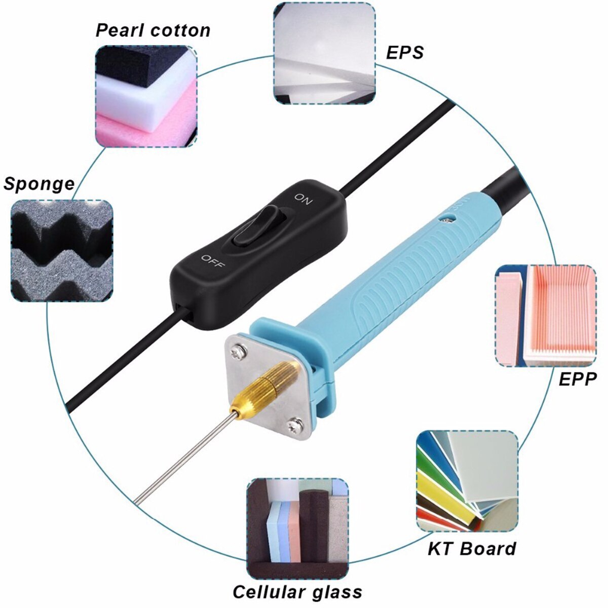 1PC Electric Foam Cutter Hand Held Styrofoam Cutting Pen Tool Polystyrene Cutting Machine