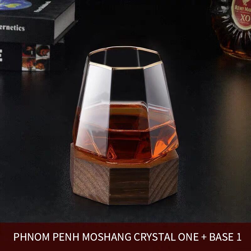 Copa de cristal, copa de vino, copa de cristal, vasos para cóctel, taza, café, boda, bar, artículos para beber, brandy, vino tinto, ocio.: Copa y base hexagonales