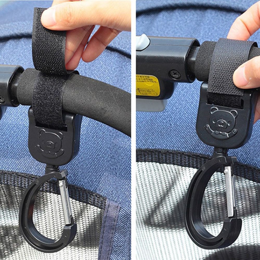 Tas Haken Baby-autozitje Accessoires Draaien 360 Graden Kinderwagen Haken Tas Hanger Baby Hanger Aansluiten Baby Tas Wandelwagen Haken