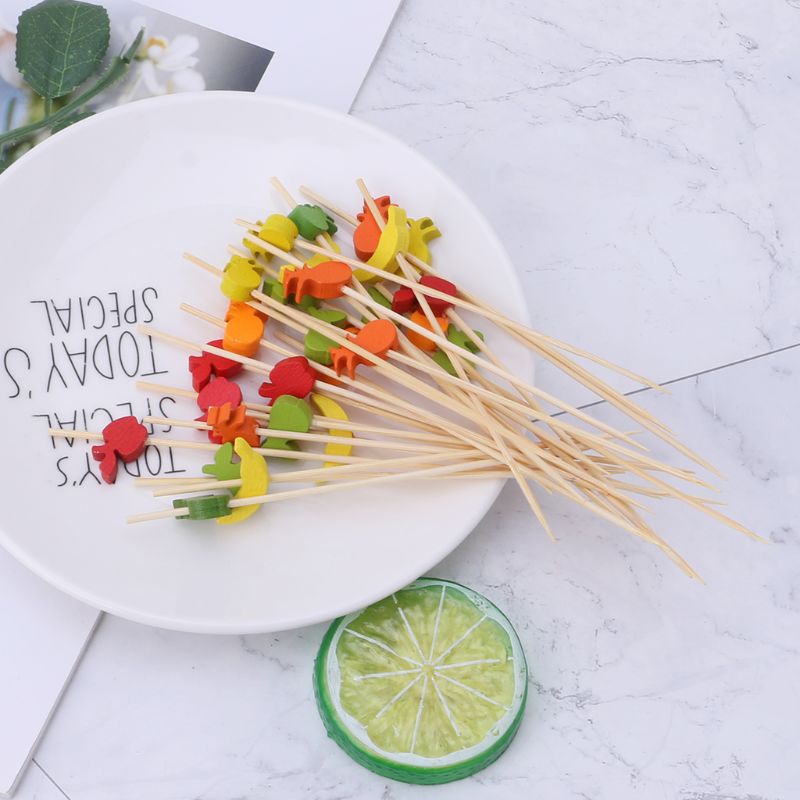 Palillos para cóctel de 100 Uds., palillos para cóctel, palillos para cóctel para accesorios de cocina