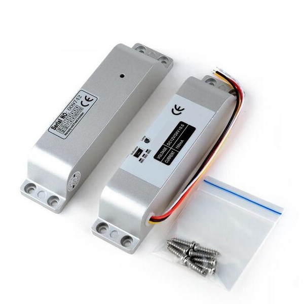 Houten poort deur Elektrische Insteekslot DC 12 V Fail Safe Elektrische Bolt Slot voor Deur Toegangscontrole Beveiliging Slot Deuren systeem