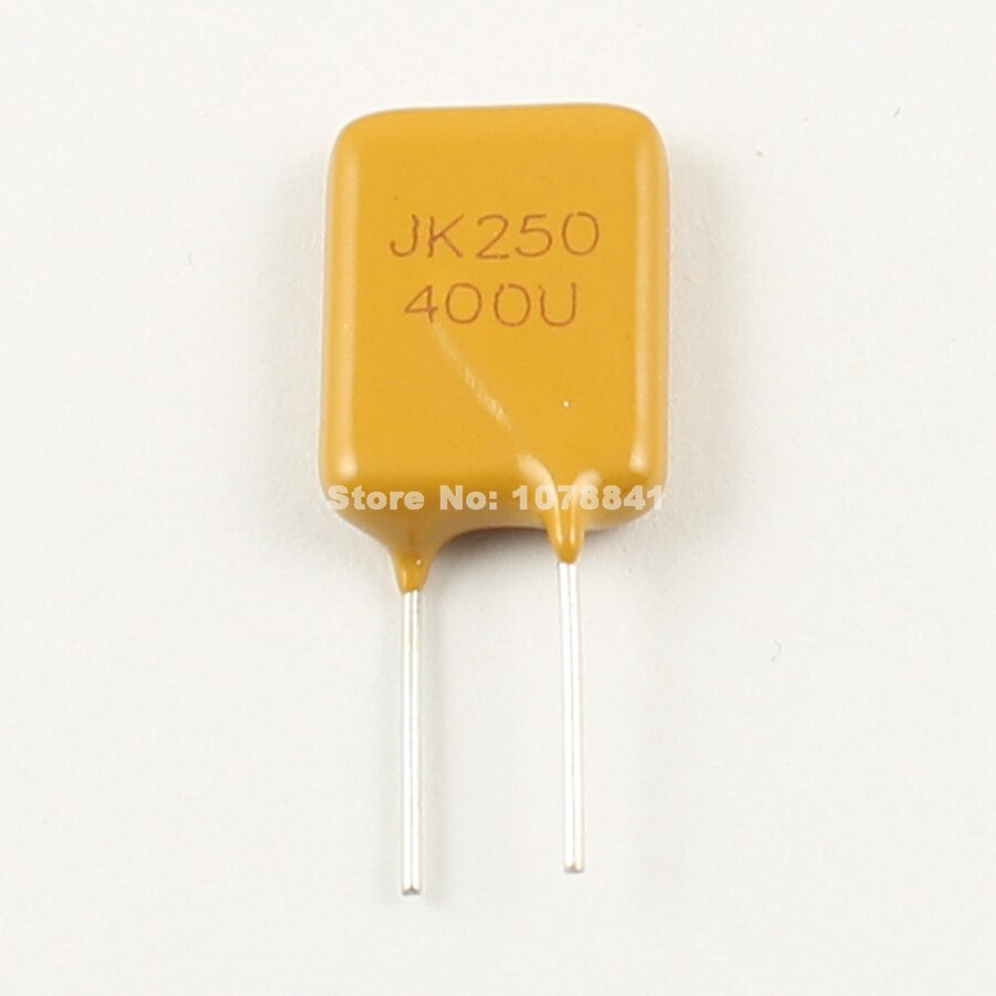 10pcs JinKe Polymer PPTC PTC DIP Resettable Fuse 250V 0.4A 400mA JK250-400U