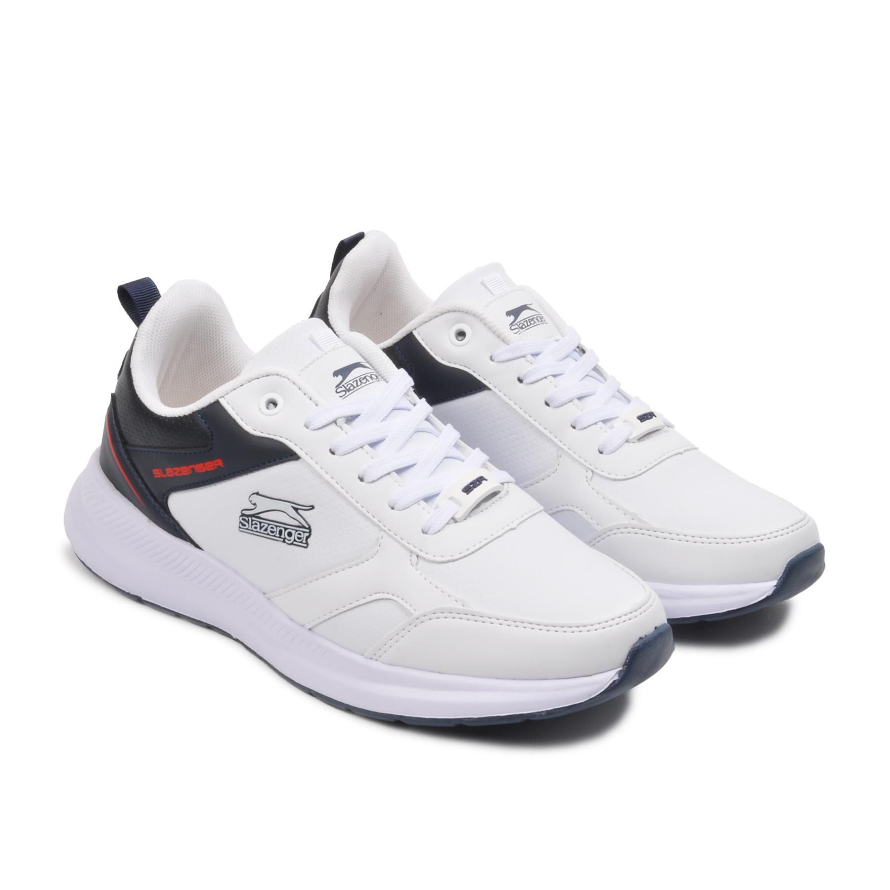 Zapatillas deportivas Slazenger Zero para hombre, color blanco y azul marino