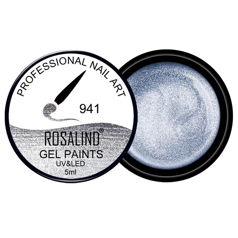 Rosalind gel neglelak phantom kamæleon alt til manicure dekoration base top til negle uv led lampe hybrid lakker: 941