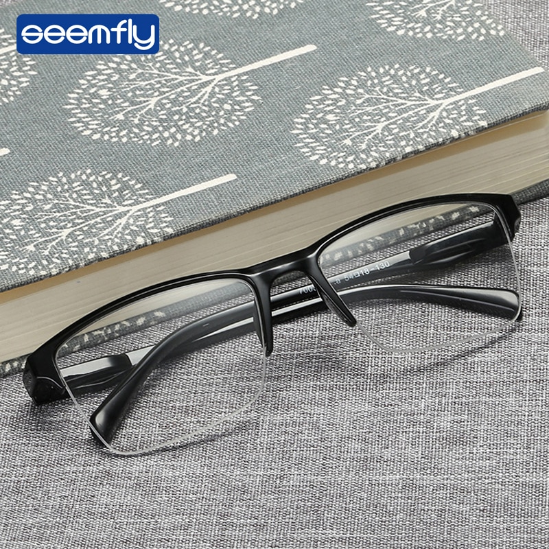 Seemfly Comfortable Resin Reading Glasses Brand Classical Presbyopia Ultralight Man Women Glasses