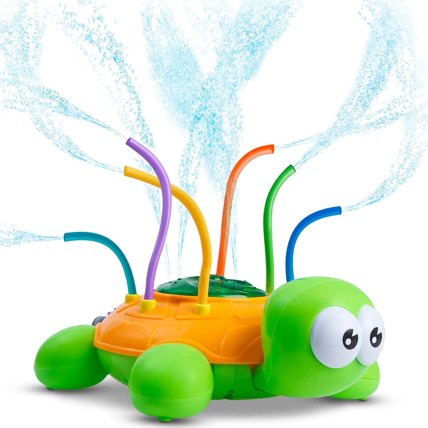 Outdoor Waternevel Sprinkler Voor Kinderen En Peuters Achtertuin Spinning Schildpad Sprinkler Speelgoed Wiggle Buizen Spatten Plezier Voor Zomer: Default Title