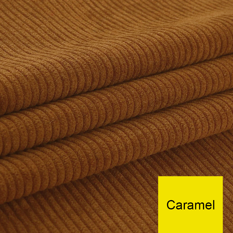 Tela de pana de costilla rosa, Color sólido para coser camisas, Sudadera con capucha, ropa, chaquetas de pana acolchadas, pantalones, sofás, telas de terciopelo: L / Chocolate
