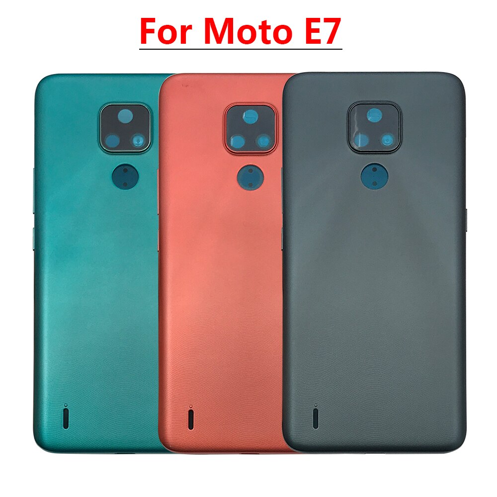 Tylna pokrywa baterii tylna pokrywa szklana dla Motorola Moto One makro Action / G6 Plus / G7 Power / G9 Play / E7 z klejem