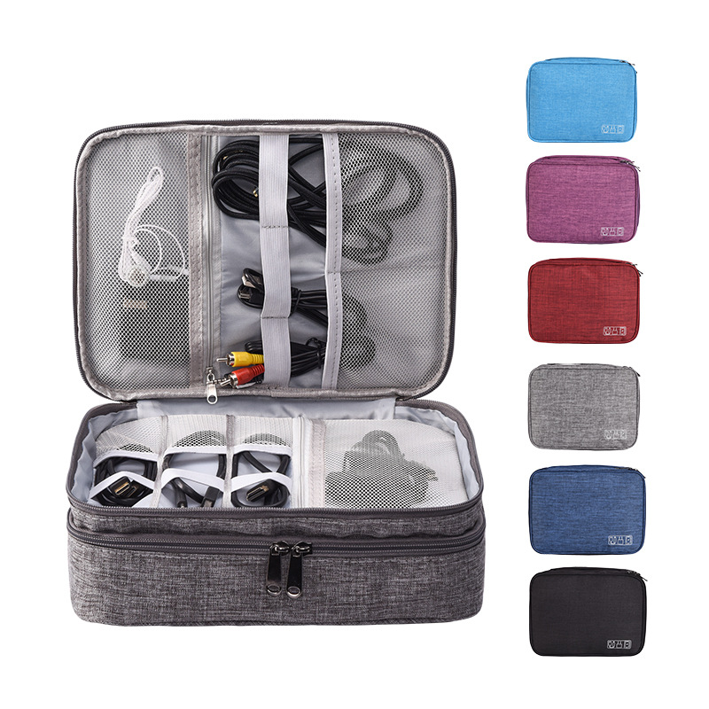 Draagbare Reizen Digitale Opbergtas Power Bank Case Externe Harde Schijf Case Cover Elektronica Travel Organizer Kabel Tas