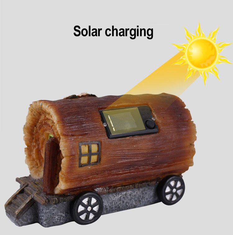 LED Solar Light Carriage Lights Garden Outdoor Lawn Lights Decorative Lights lamparas solares jardin solar led