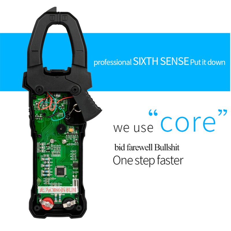 MESTEK Digital Clamp Meter Multimeter Current Clamp Pincers AC/DC Voltage Resistance Tester Measuring Tools alicate amperimetro