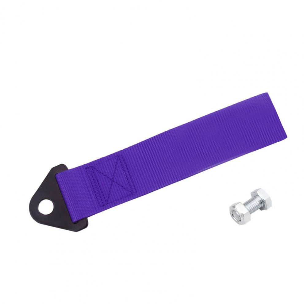 Universal High Strength Towing Rope Racing Car Universal Tow Eye Strap Tow Strap Bumper Trailer High Strength Nylon Tow Ropes: purple