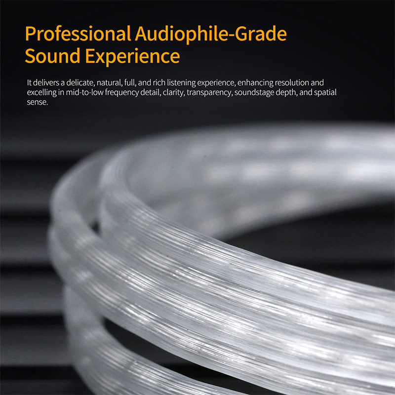 Auriculares KZ tipo C, Cable de auriculares chapado en plata de cobre sin oxígeno, Pin chapado en oro de alta pureza de 0,75 MM