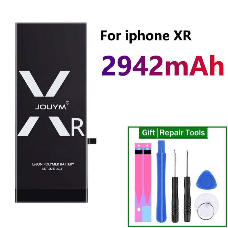 JOUYM oryginalna Bateria telefonu dla iPhone 6 6S 7 8 5S 5 SE 6 plus wymiana jakości Bateria dla iPhone6 iPhone7 z zestawem narzędzi: for iPhone XR