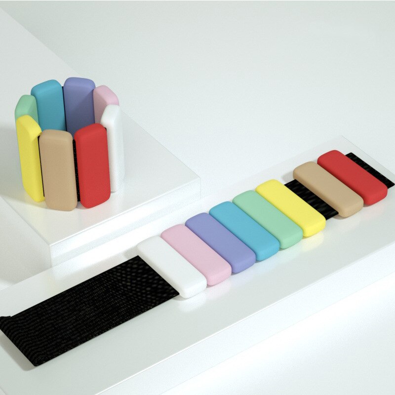 450g*2pcs Running Yoga Dancing Sports Training Fitness Wrist Silicone Bracelet Weight Bangle Bracelet Jogging 11 Color Dynamic: 1 pair colorful