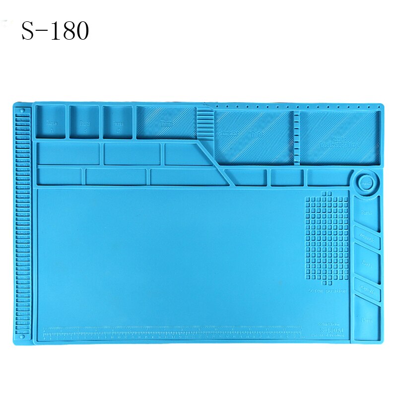 Newest 55x35cm S-180 Heat Insulation Silicone Pad Desk Mat Maintenance Platform For Mobile phone BGA Soldering Repair