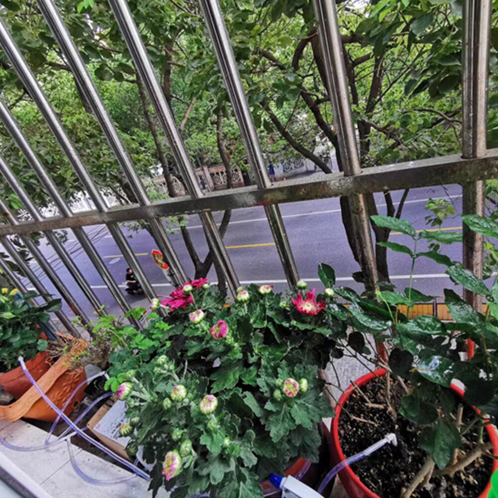 Home Irrigation System Yard Flowers Smart Watering Machine Garden Tools 4in1 Micro Drip Wifi App Remote Control Plant With Timer