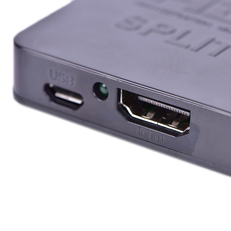 Full HD 4K HDMI Splitter 1X2 2 Ports Repeater Amplifier Hub 3D 1080p 1 In 2 Out