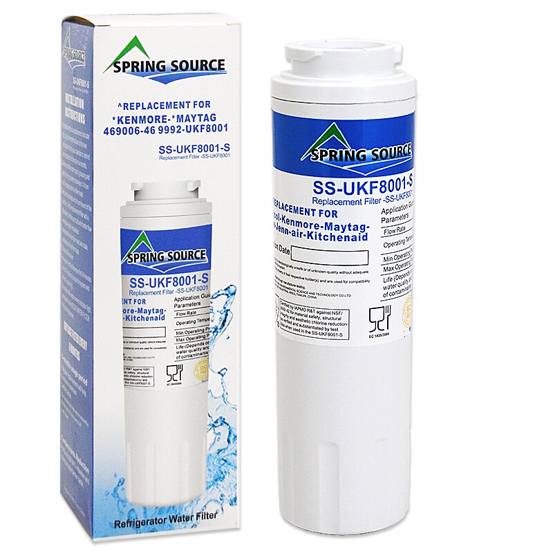UKF8001 Refrigerator Water Filter Replacement for Maytag UKF8001P, EDR4RXD1, Everydrop Filter 4, PUR 4396395, Puriclean II, UKF8