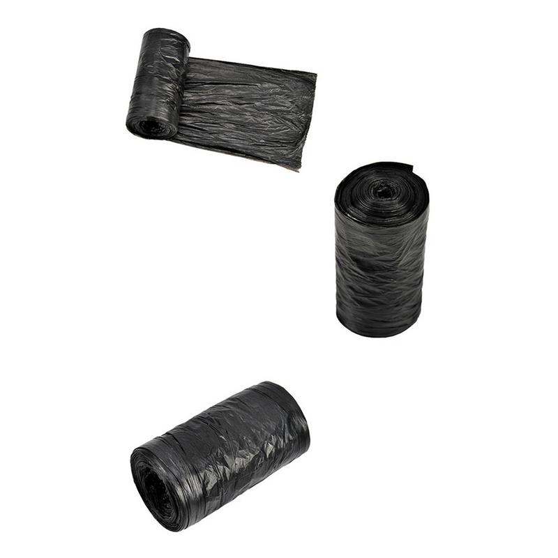 Verdickung Schwarz Punkt Brechen Müll Tasche Heimat Sekretariat Verwenden Einweg Kunststoff Müll Müll Taschen