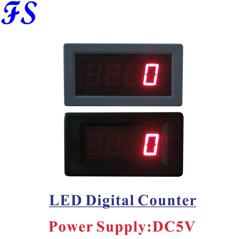 Yb5135c led digitale tellere elektriske tellere måleinstrumenter teller magnetisk kontrollert bryter 0.56 '' strøm volt  dc5v
