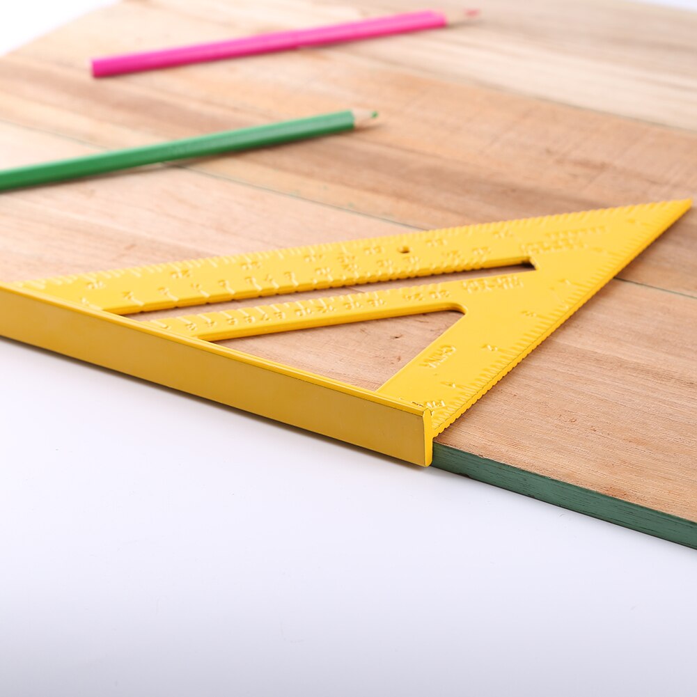 7 zoll Holz Messen Lineal Profil Kennzeichnung Werkzeug Aluminium Dreieck Lineal Winkelmesser Geschwindigkeit Platz Mess Lineal Layout Milbe