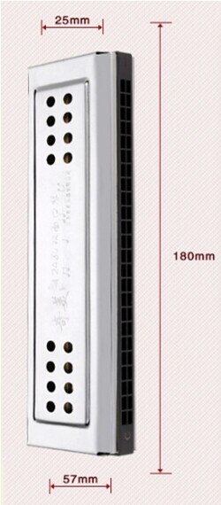 Gaiola harmônica profissional de dupla face, 24 buracos, tremolo, g &amp; c, instrumentos musicais,