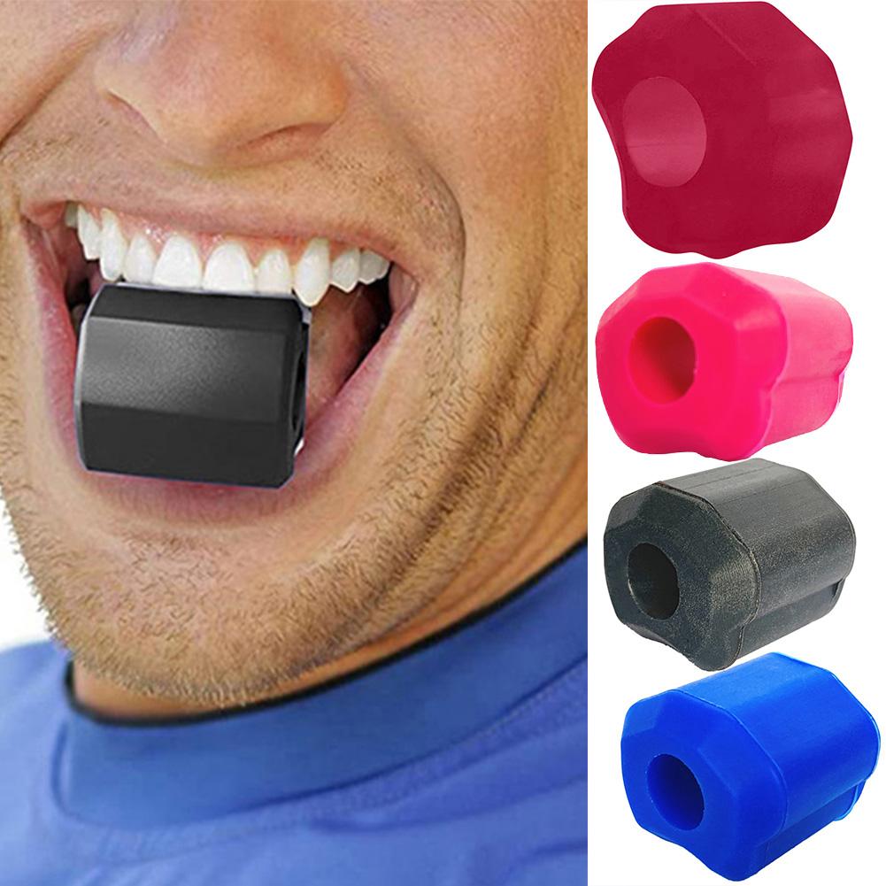 Silikon käktränare ansiktsmuskel tugga form enhet fitness boll hals ansiktslyftning träning boll käk muskel träningsutrustning