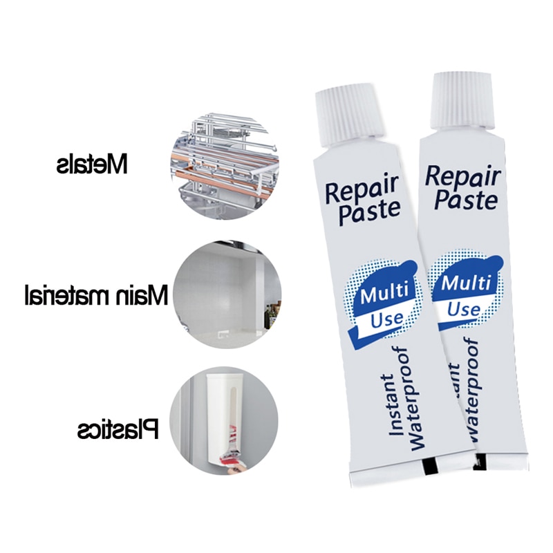10Ml Instant Waterdicht Glas Muur Reparatie Adhesive Seal Siliconenkit Pasta Boor Gratis Super Fix Afdichting Lijm