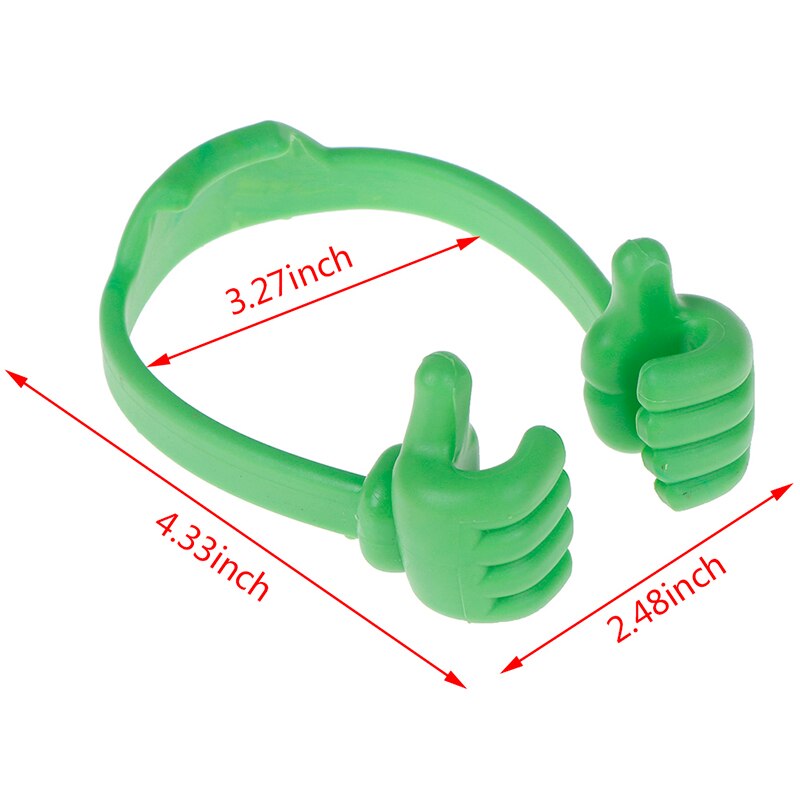Universal Adjustable Plastic Thumbs Modeling Mobile phone Holder Personality Phone Stand Bracket Holder