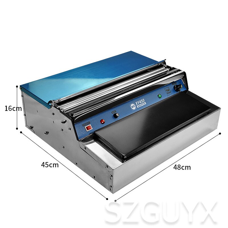 Fresh fruit and vegetable wrap film sealing machine Food wrap film packaging machine Commercial plastic wrapper with cutting