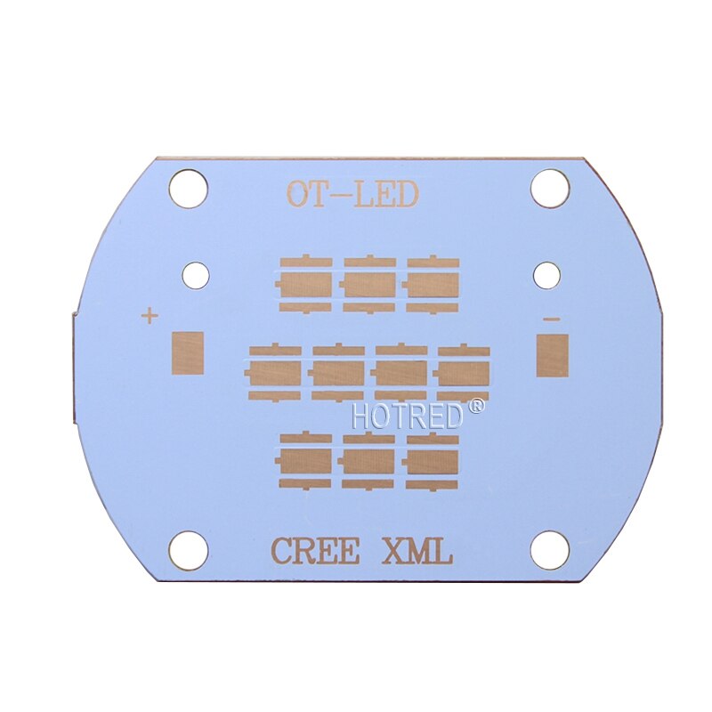 Cree XPE XTE XPG XPL XML3535 5050 XHP50 led placa PCB de cobre Led disipador térmico separación térmica lámpara Led Lase se puede usar para 10W-100W