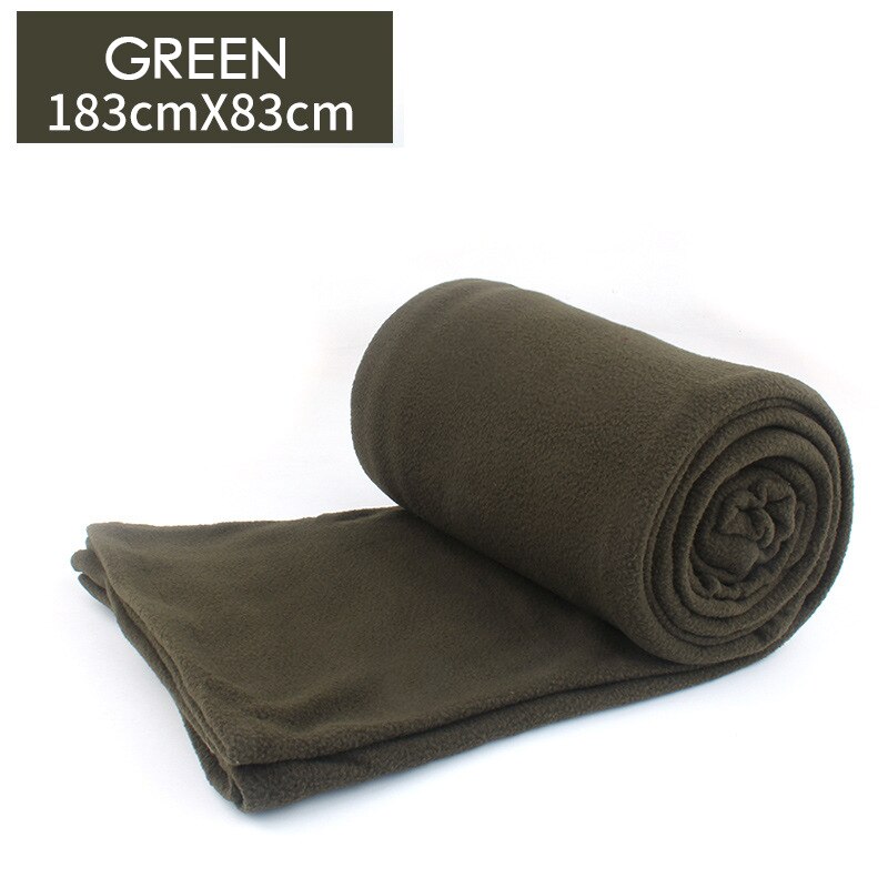 Tæppe udendørs forsyninger produkt camping tæppe sovepose quilt bærbar hold varm åndbar blød dobbeltsidet lynlås 210g: Grøn