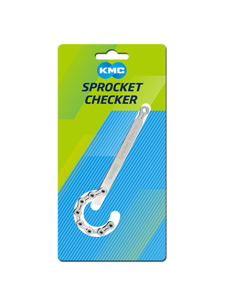 KMC Sprocket Checker Tool Wear Checker Indicator Mountain Road Bike Cassette Sprocket Remover Repair Tool Portable Bicycle Chain
