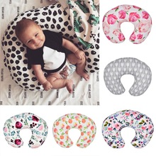 Nursing Baby Pillow Cover Newborn Infant Baby Breastfeeding Pillow Cover Nursing Slipcover Maternity Baby U-Shaped Breastfeeding