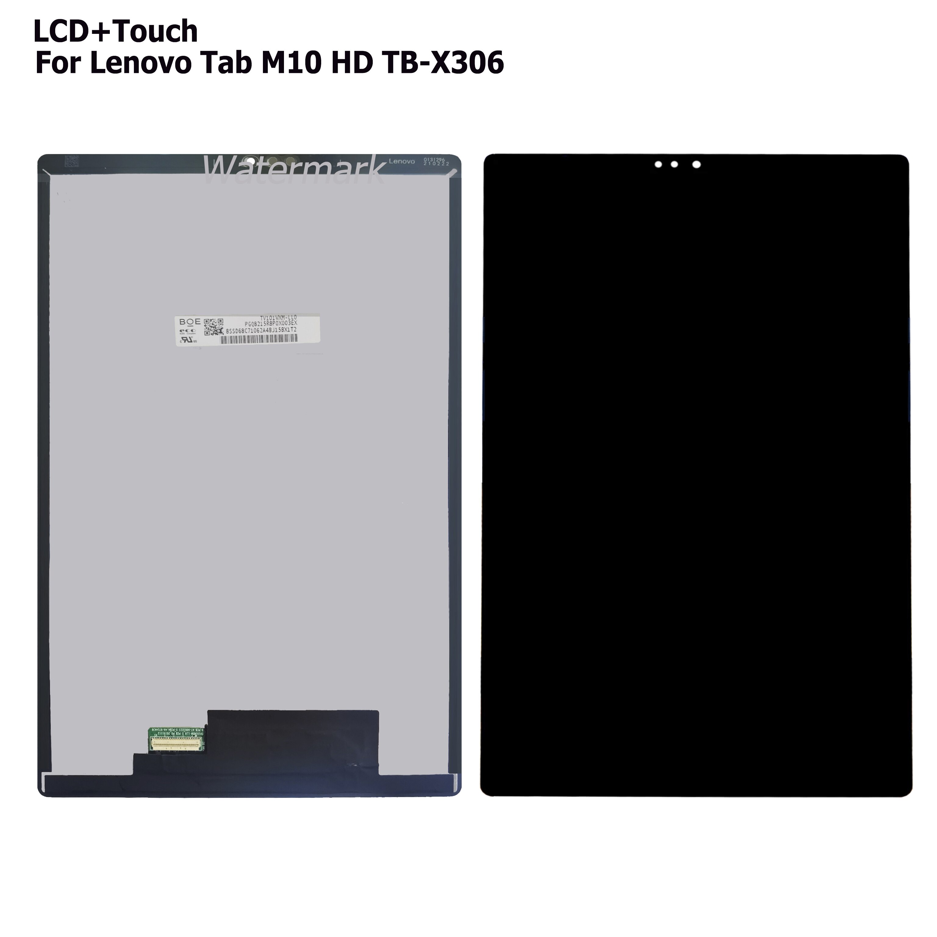 Bouton Power/Volume Compatible Lenovo Tab M10 HD Gen 2 TB-X306 – Touche De Remplacement Noire - 14