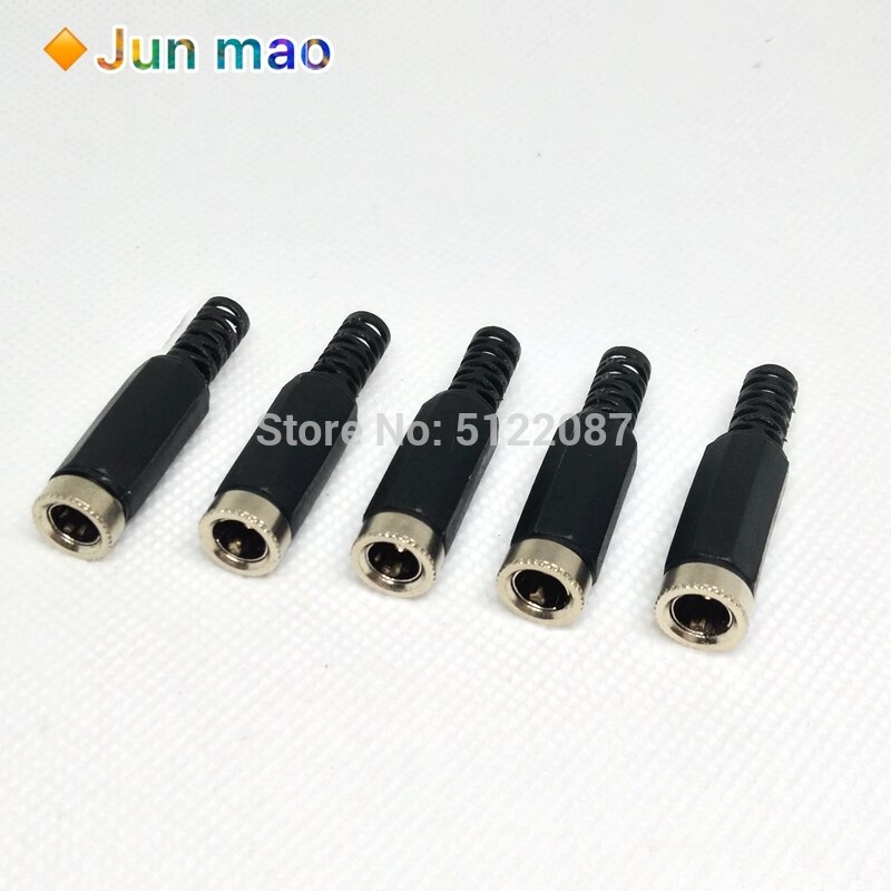 Prises de prise mâle/femelle 10 pièces | Prises de prise DC, adaptateur connecteurs 2.1mm x 5.5mm pour les projets de bricolage, démontage prise mâle femelle: Female